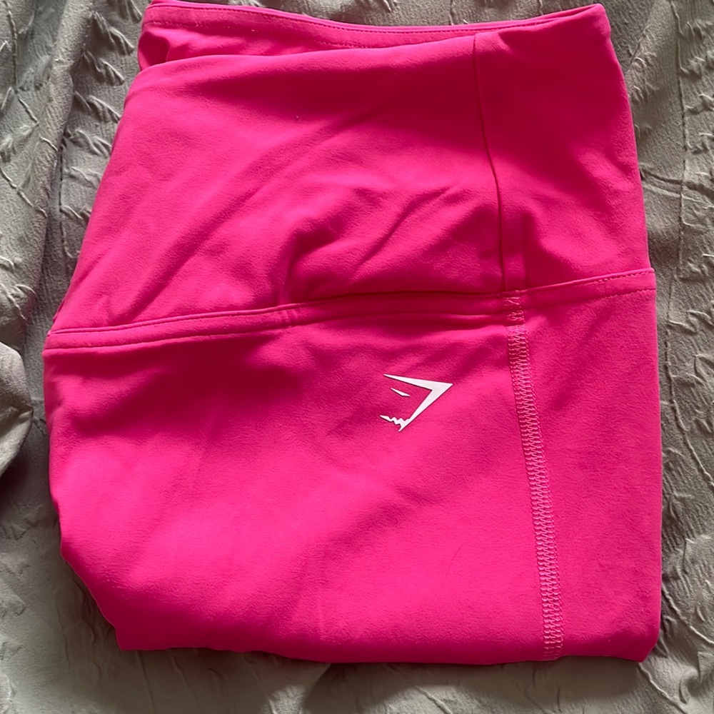 Gently Worn Pink Gymshark Leggings Size Large